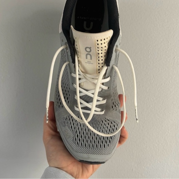 On Running Black and White Sneakers - Picture 5 of 6